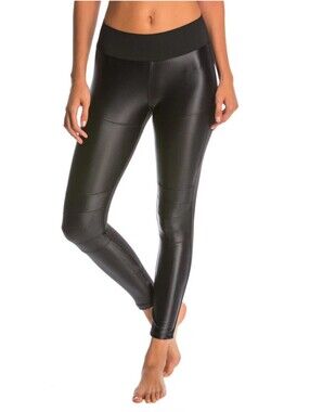 Koral Moto Yoga Leggings Black Small